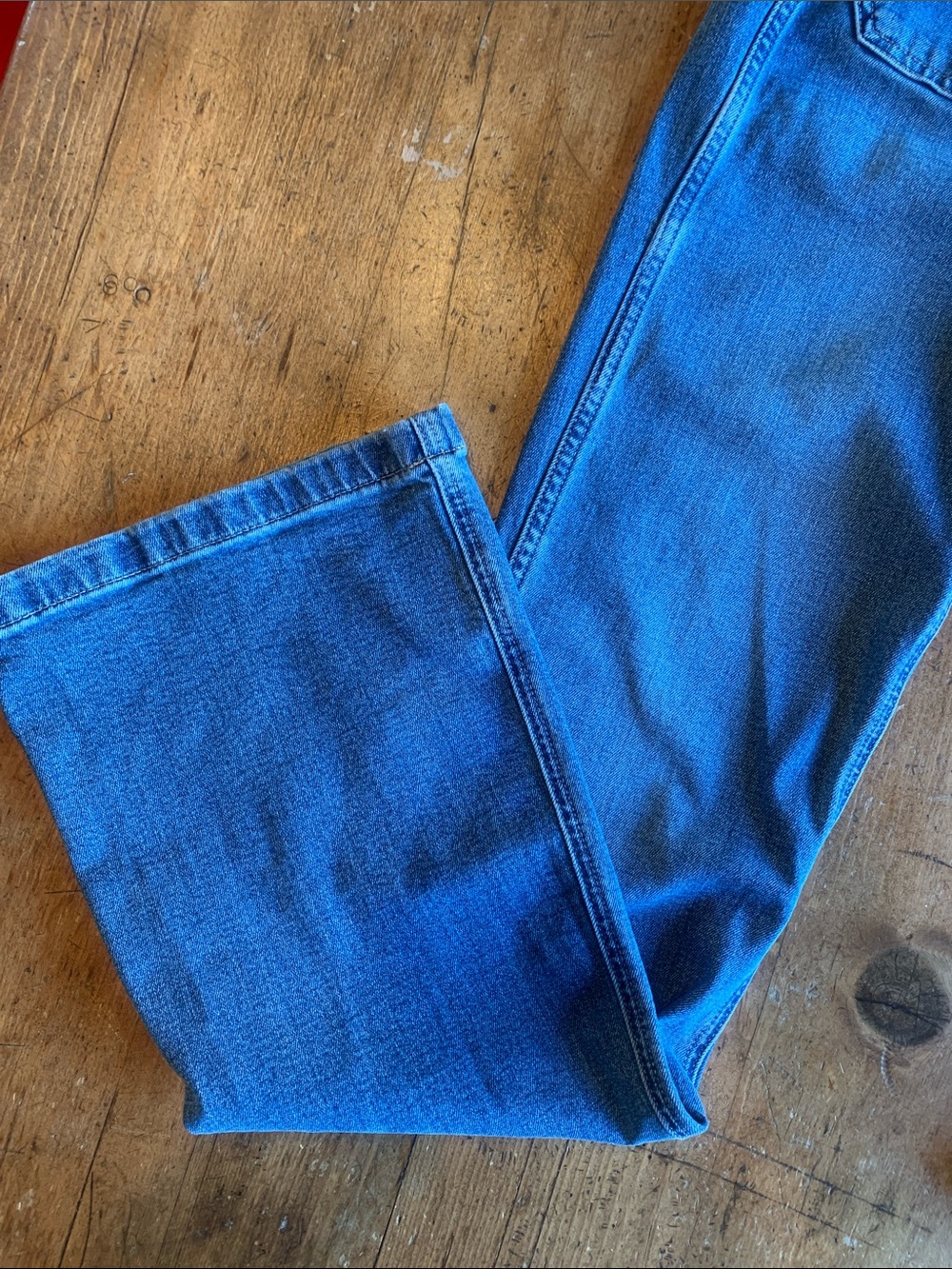 GAP Medium Blue Women's Flare Jeans - Picture 6 of 16